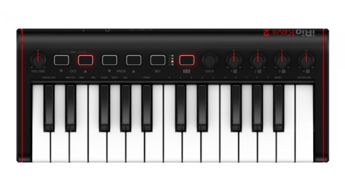 IK Multimedia adds iRig® Keys 2 Mini to its mobile MIDI keyboard controller series