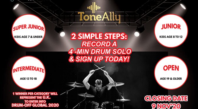 ToneAlly Announced Organisers of Drum-Off UK 2020
