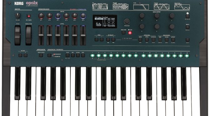 Opsix Altered FM Synthesizer Announced By Korg
