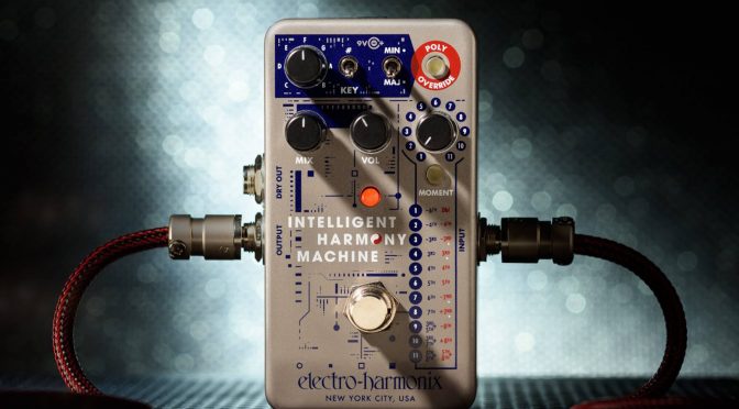Electro-Harmonix introduces the Intelligent Harmony Machine with up to two harmonised voices on tap