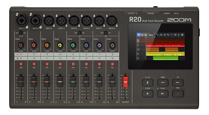 Zoom unveils the new R20 Multi-Track Recorder