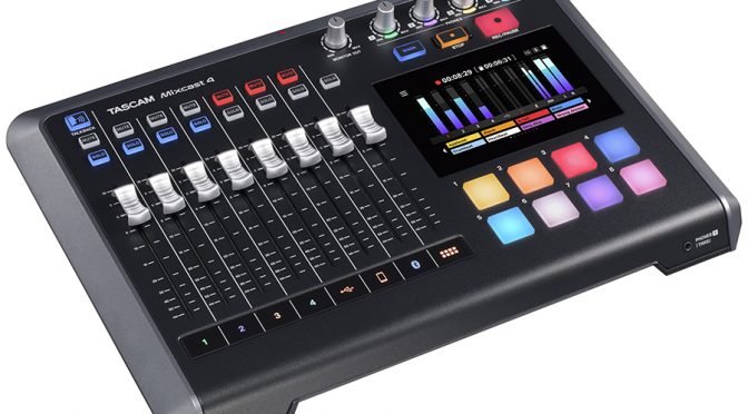 Tascam Adds a Number of New Functions to Its Mixcast 4 Podcast Station