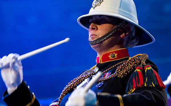 The Corps of Drums of Her Majesty’s Royal Marines to open The UK Drum Show
