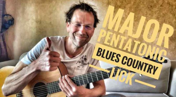 Marvelous Major Pentatonic Blues Country Lick