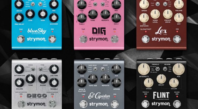 Strymon Next Generation brings new effects and MIDI to the Blue Sky, Deco, Dig, El Capistan, Flint and Lex
