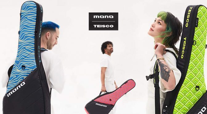 Mono and Teisco team up on special edition Vertigo electric guitar cases in three new quirky designs