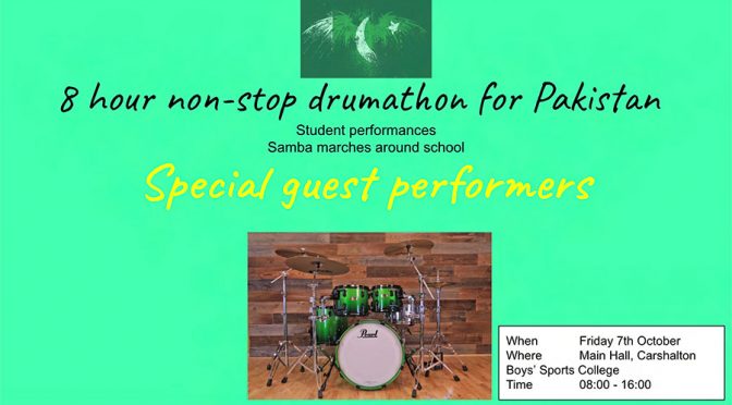 Drumming For Pakistan