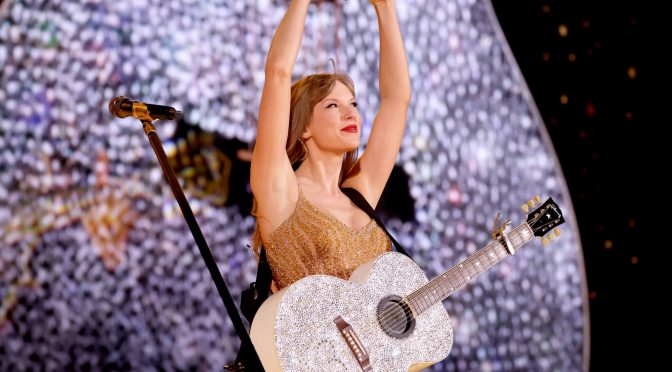 Taylor Swift’s parents DIY-ed her Fearless guitar with glue and rhinestones a day before tour began