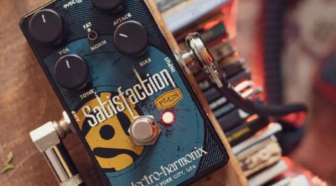 Electro-Harmonix introduces the Satisfaction Plus Fuzz pedal – and it replicates “the tone that launched a thousand riffs”