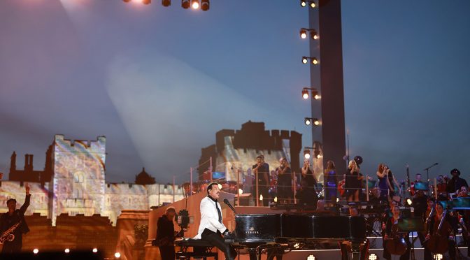 God Save The King – Cameo Illuminates the Coronation Concert for King Charles III.  at Windsor Castle