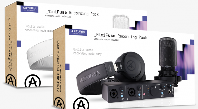 Arturia introduces the MiniFuse Recording Pack