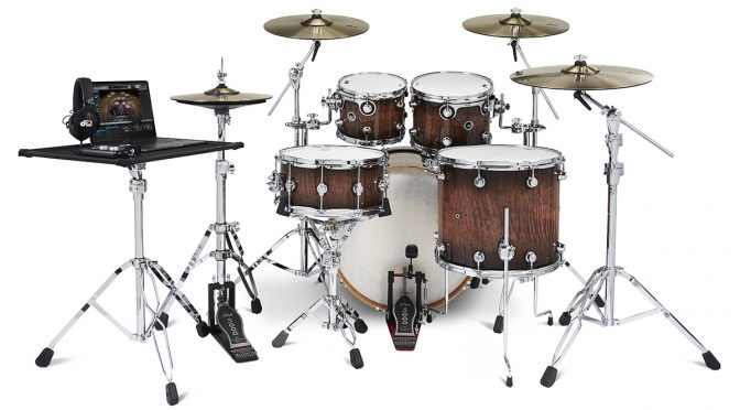 DW Drums Introduces The World’s First Wireless Acoustic-Electronic Convertible Drum kit DWe
