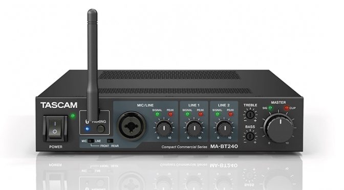 Introducing MA-BT240 – Multifunctional Mixing Amplifier for Commercial Spaces From Tascam