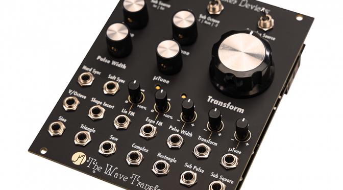 Introducing The Wave Transformer Transfiguration Oscillator Eurorack Module from EarthQuaker Devices