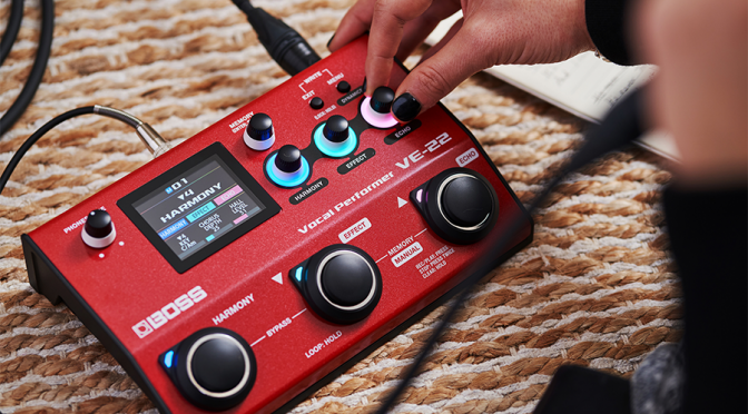 BOSS Announces VE – 22 Vocal Performer